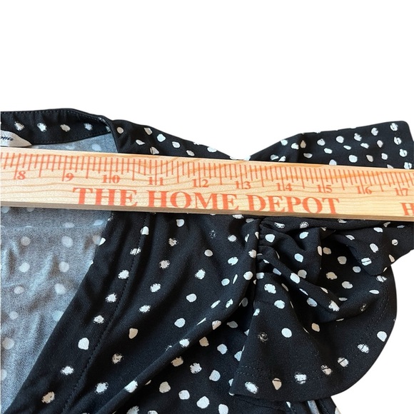 Tommy Bahama Dunmore Dot Black Dress Tassel Ties Size Medium Summer Boho Resort - Picture 8 of 8